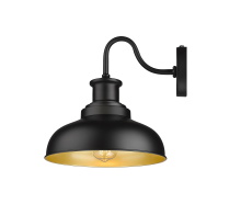 Lit Up Lighting LIT60187BK-SEN - Woodland Wall Light Black Finish